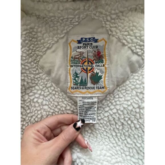 Vintage Paris Sport Club “Deck Security” Hooded Jacket – Size Medium - Picture 7 of 7